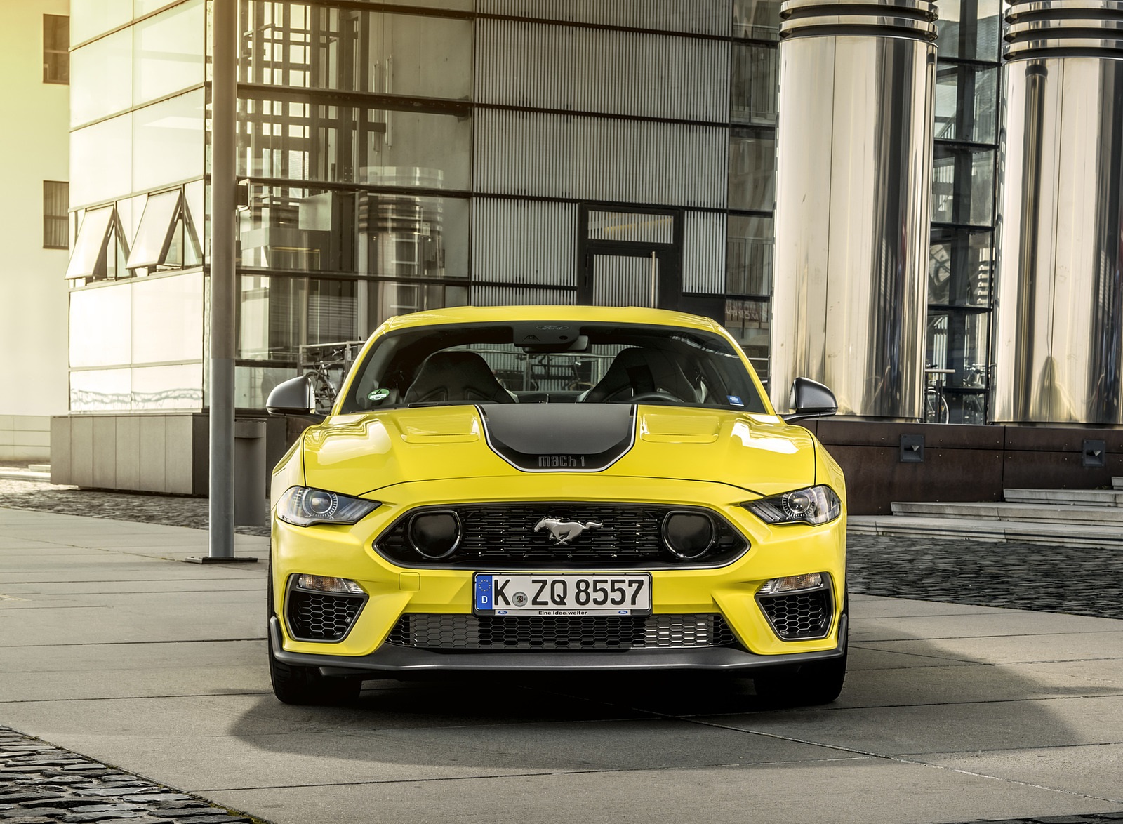 2021 Ford Mustang Mach 1 (EU-Spec) (Color: Grabber Yellow) Front Wallpapers #20 of 94