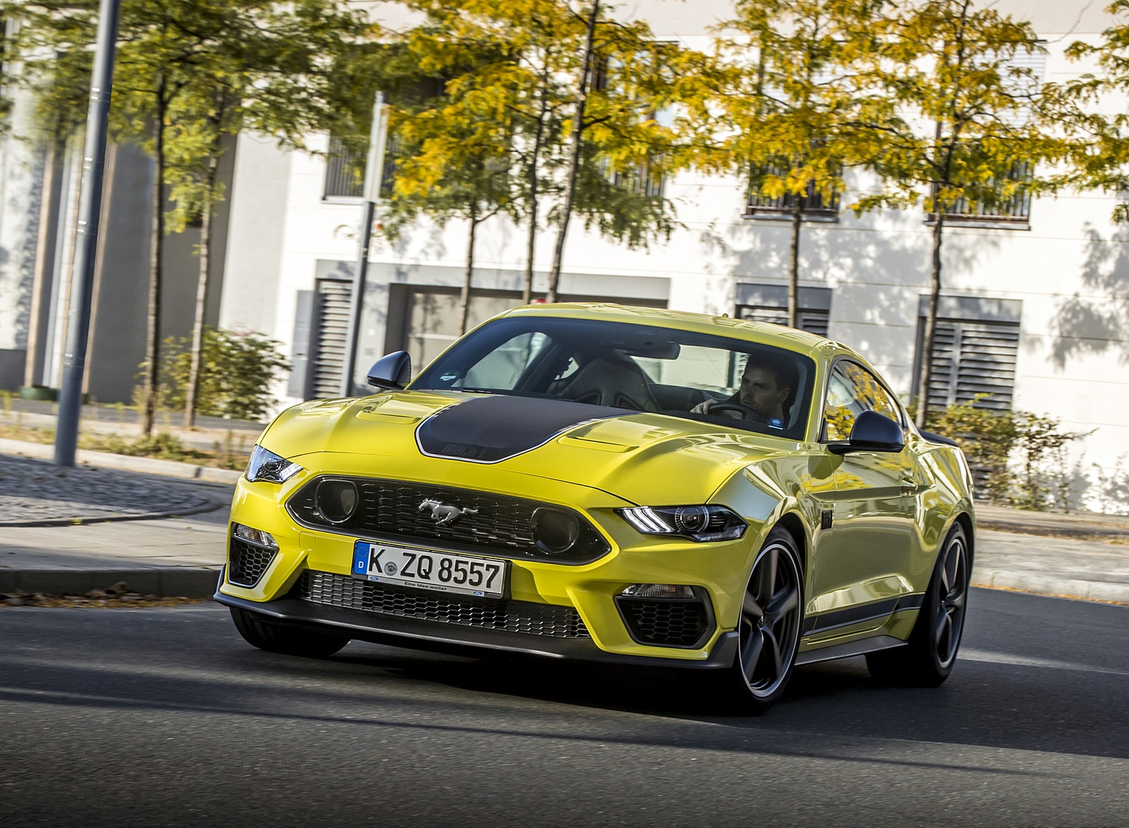 2021 Ford Mustang Mach 1 (EU-Spec) (Color: Grabber Yellow) Front Wallpapers #5 of 94