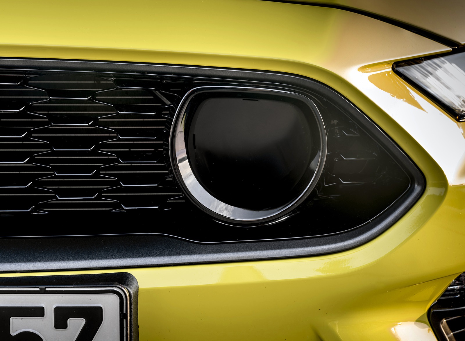 2021 Ford Mustang Mach 1 (EU-Spec) (Color: Grabber Yellow) Grill Wallpapers #29 of 94