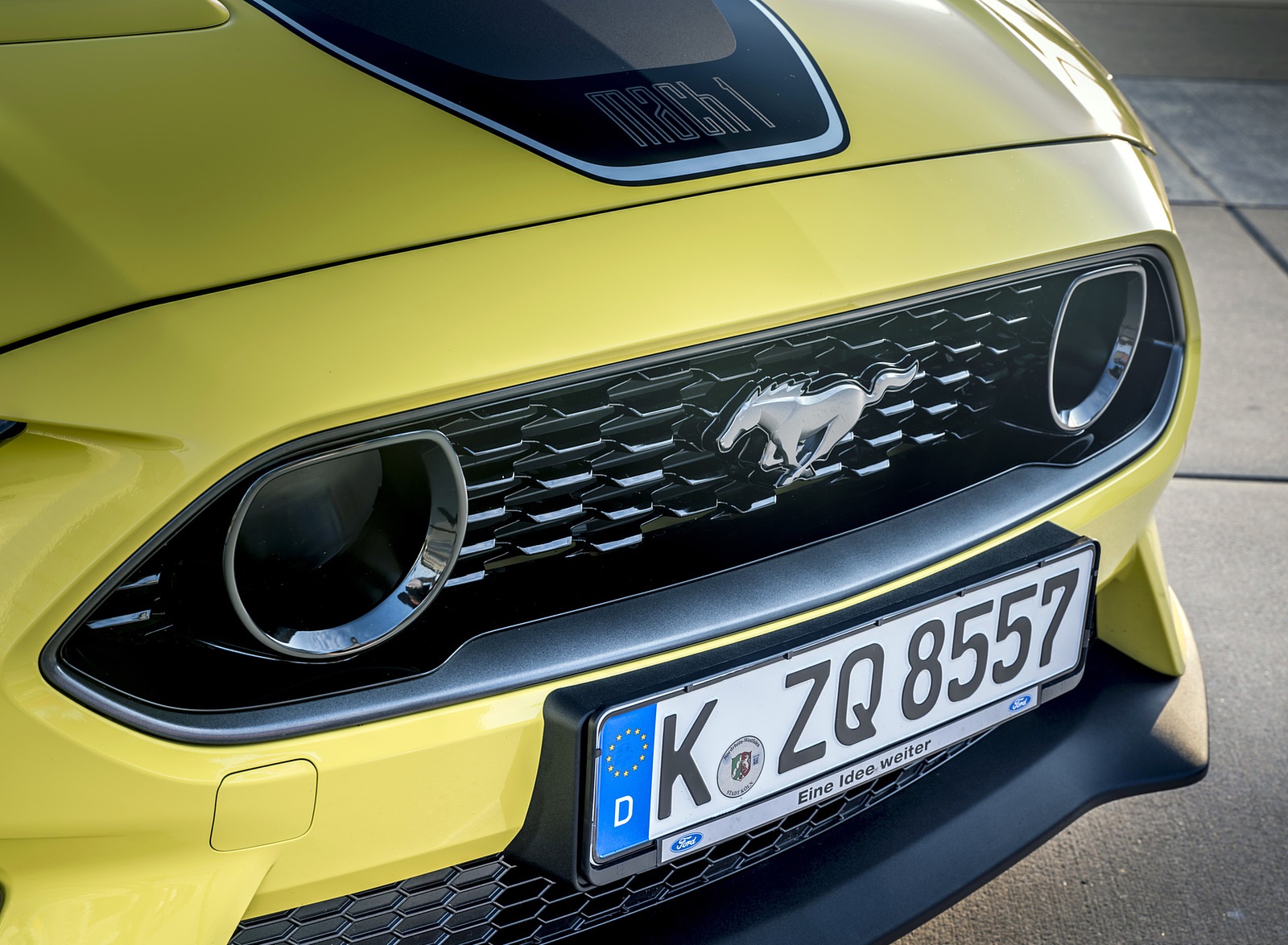 2021 Ford Mustang Mach 1 (EU-Spec) (Color: Grabber Yellow) Grill Wallpapers #31 of 94