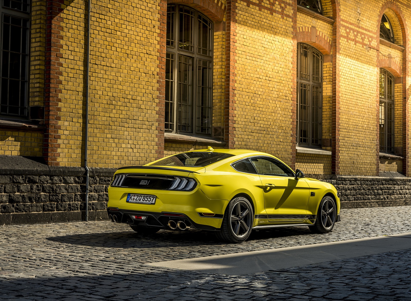 2021 Ford Mustang Mach 1 (EU-Spec) (Color: Grabber Yellow) Rear Three-Quarter Wallpapers #21 of 94