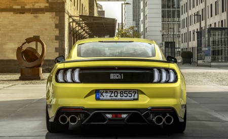 2021 Ford Mustang Mach 1 (EU-Spec) (Color: Grabber Yellow) Rear Wallpapers 450x275 (22)