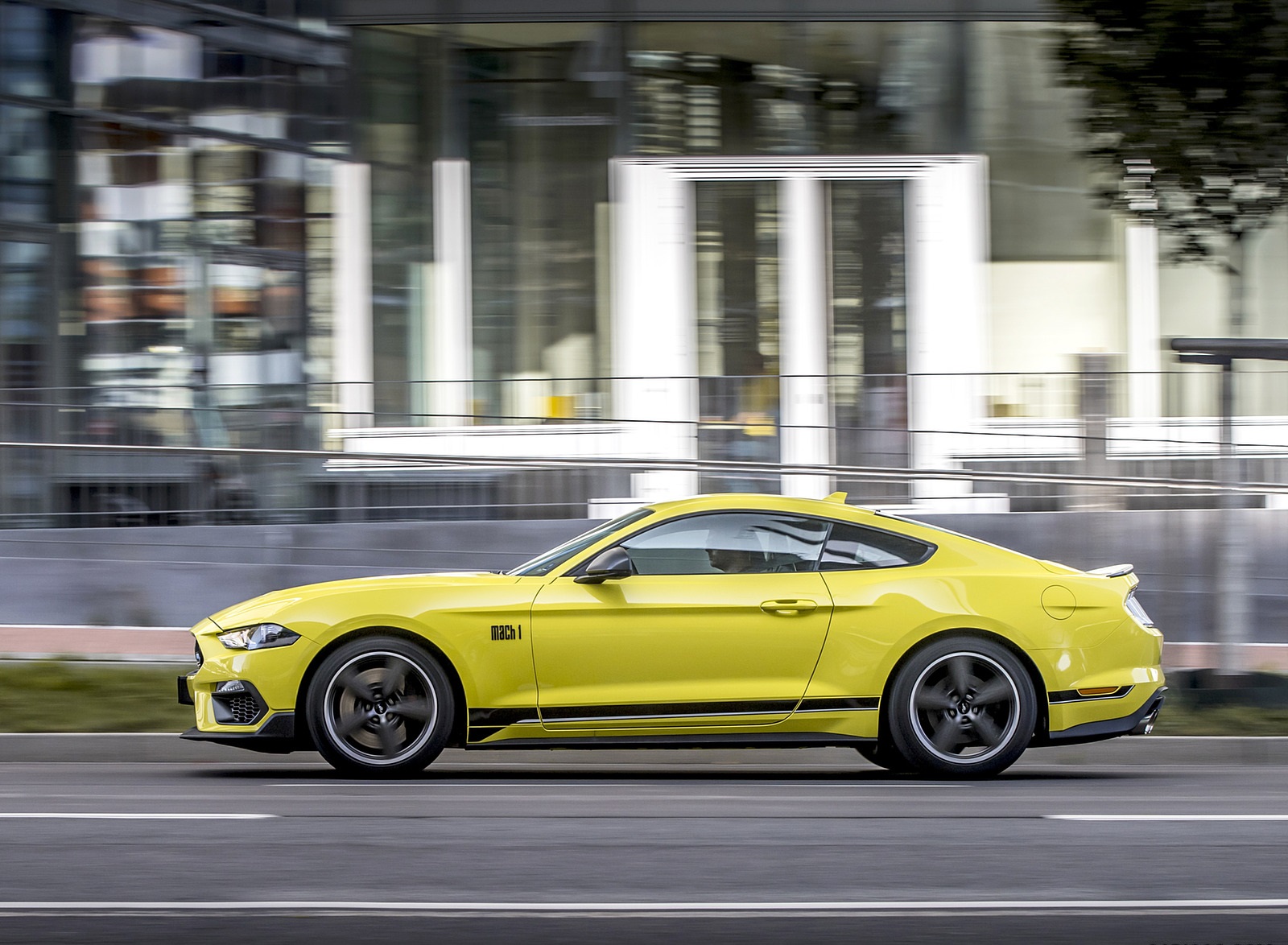2021 Ford Mustang Mach 1 (EU-Spec) (Color: Grabber Yellow) Side Wallpapers  #16 of 94