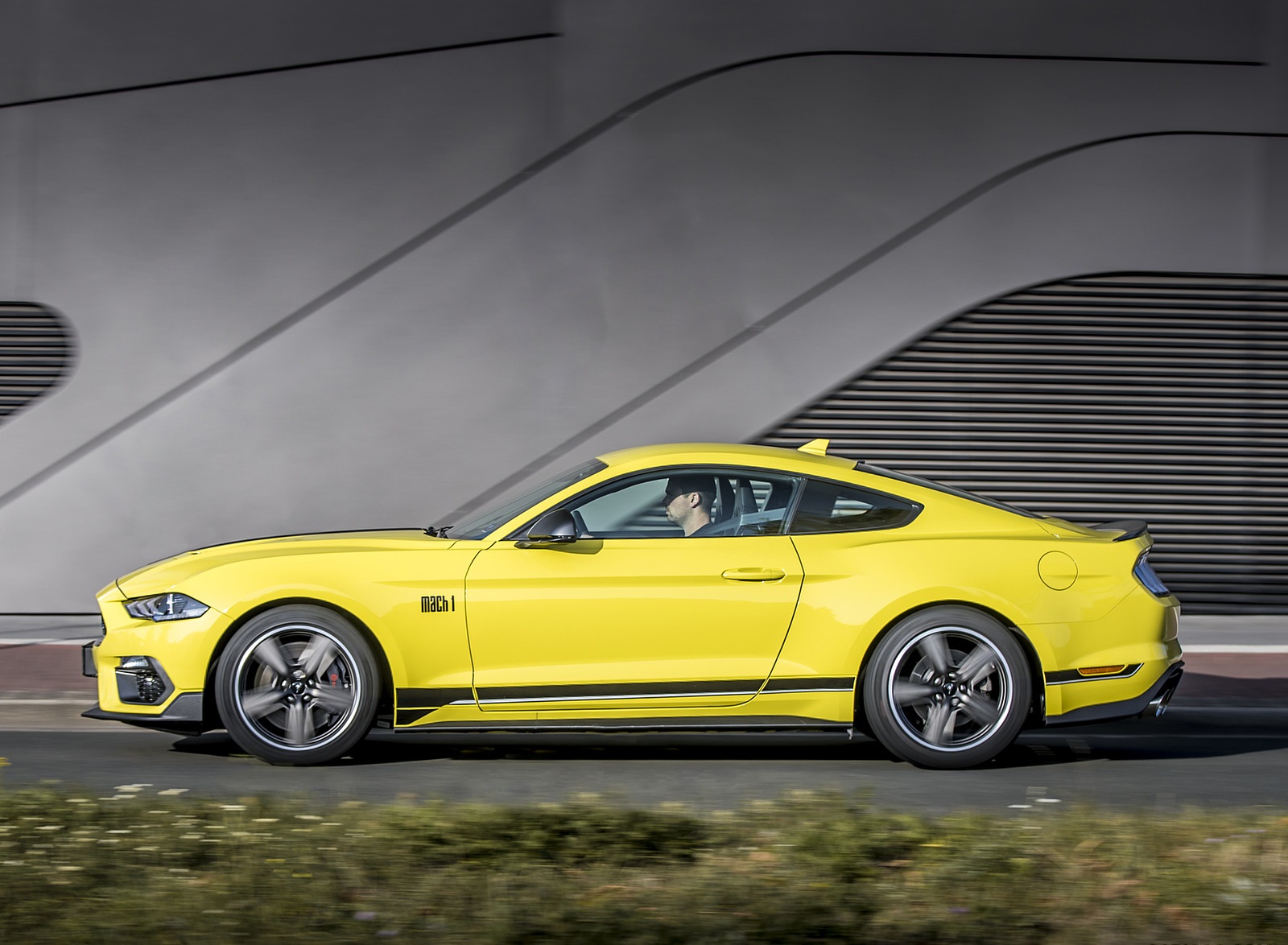 2021 Ford Mustang Mach 1 (EU-Spec) (Color: Grabber Yellow) Side Wallpapers #17 of 94