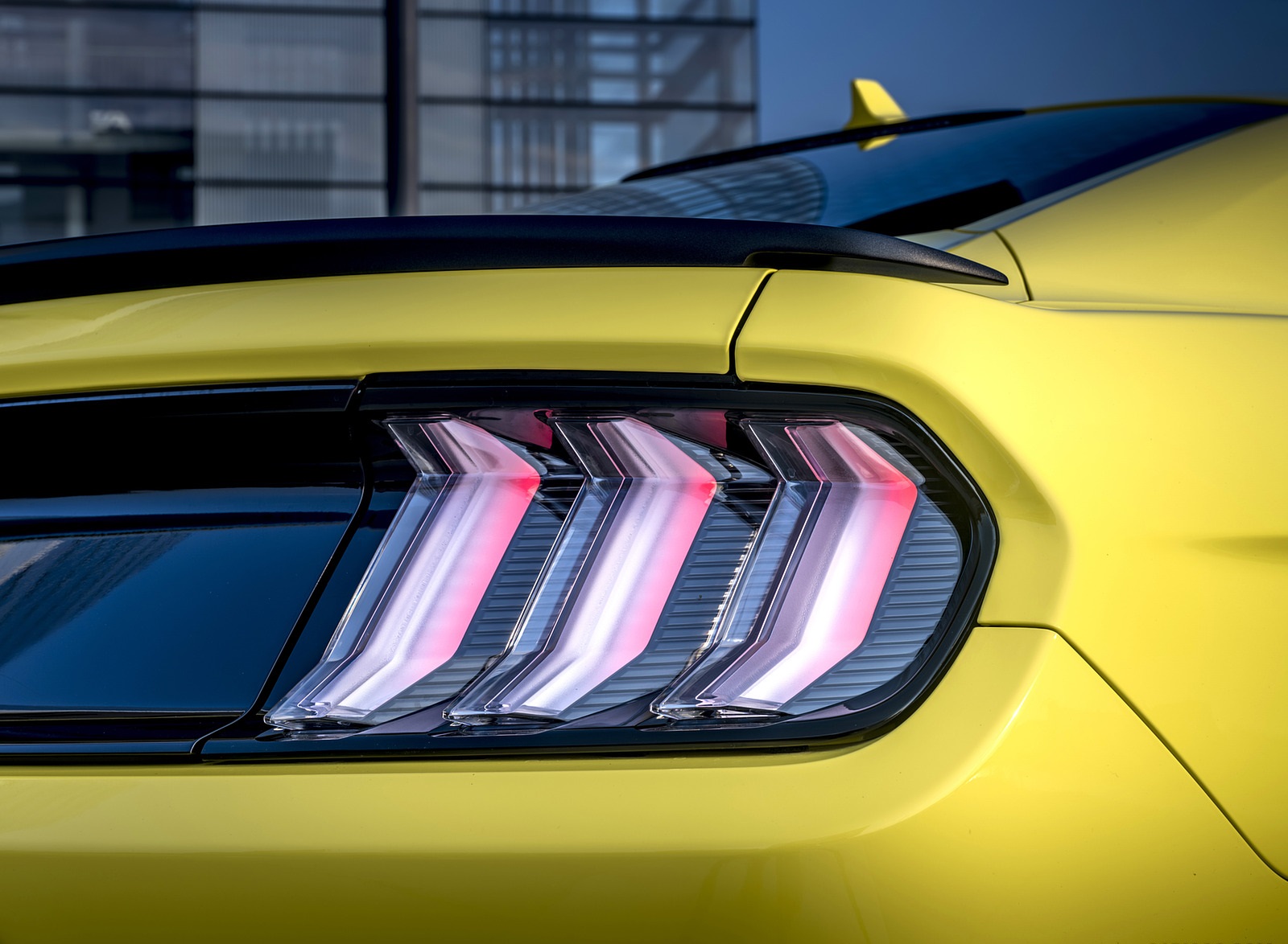 2021 Ford Mustang Mach 1 (EU-Spec) (Color: Grabber Yellow) Tail Light Wallpapers #35 of 94