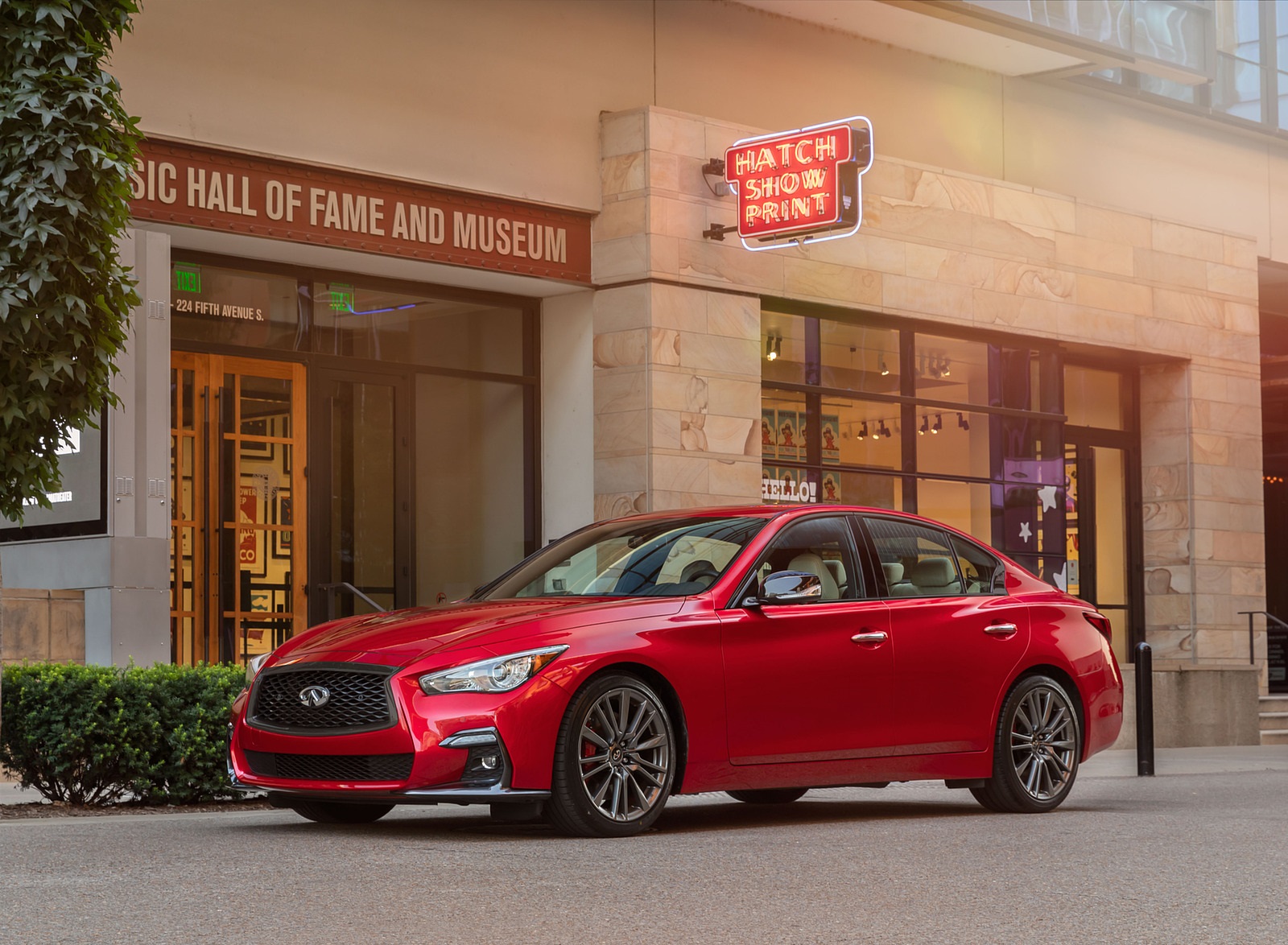 2021 Infiniti Q50 Red Sport 400 Front Three-Quarter Wallpapers #1 of 11