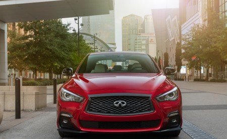 2021 Infiniti Q50 Red Sport 400 Front Wallpapers 450x275 (7)