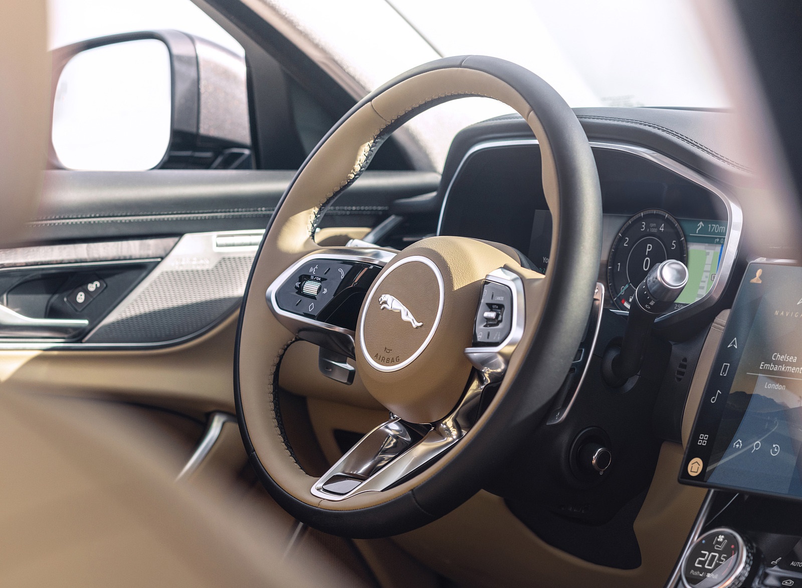 2021 Jaguar XF Sportbrake Interior Steering Wheel Wallpapers #48 of 50