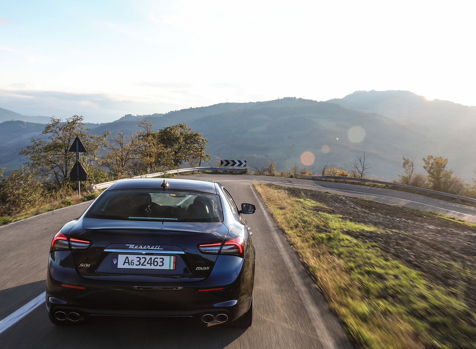 2021 Maserati Ghibli SQ4 GranLusso Rear Wallpapers (7)