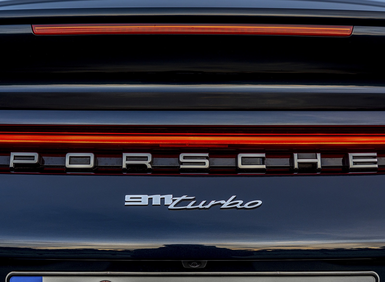 2021 Porsche 911 Turbo Cabrio (Color: Night Blue Metallic) Badge Wallpapers #14 of 49