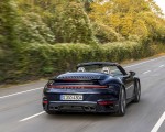 2021 Porsche 911 Turbo Cabrio (Color: Night Blue Metallic) Rear Wallpapers 150x120 (2)