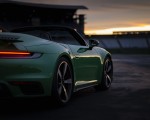 2021 Porsche 911 Turbo Cabrio (Color: Python Green) Detail Wallpapers 150x120