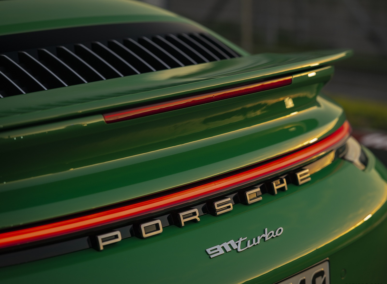 2021 Porsche 911 Turbo Cabrio (Color: Python Green) Detail Wallpapers #45 of 49