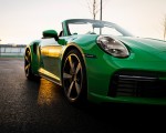 2021 Porsche 911 Turbo Cabrio (Color: Python Green) Detail Wallpapers 150x120