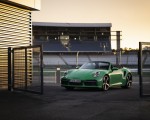 2021 Porsche 911 Turbo Cabrio (Color: Python Green) Front Three-Quarter Wallpapers 150x120