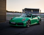 2021 Porsche 911 Turbo Cabrio (Color: Python Green) Front Three-Quarter Wallpapers 150x120 (23)