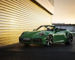 2021 Porsche 911 Turbo Cabrio (Color: Python Green) Front Three-Quarter Wallpapers 150x120 (34)