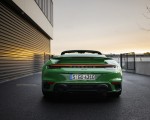 2021 Porsche 911 Turbo Cabrio (Color: Python Green) Rear Wallpapers 150x120