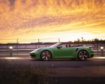 2021 Porsche 911 Turbo Cabrio (Color: Python Green) Side Wallpapers 150x120 (38)