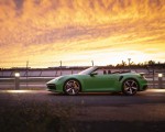 2021 Porsche 911 Turbo Cabrio (Color: Python Green) Side Wallpapers 150x120