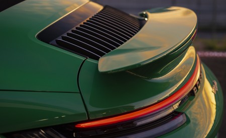 2021 Porsche 911 Turbo Cabrio (Color: Python Green) Spoiler Wallpapers 450x275 (42)