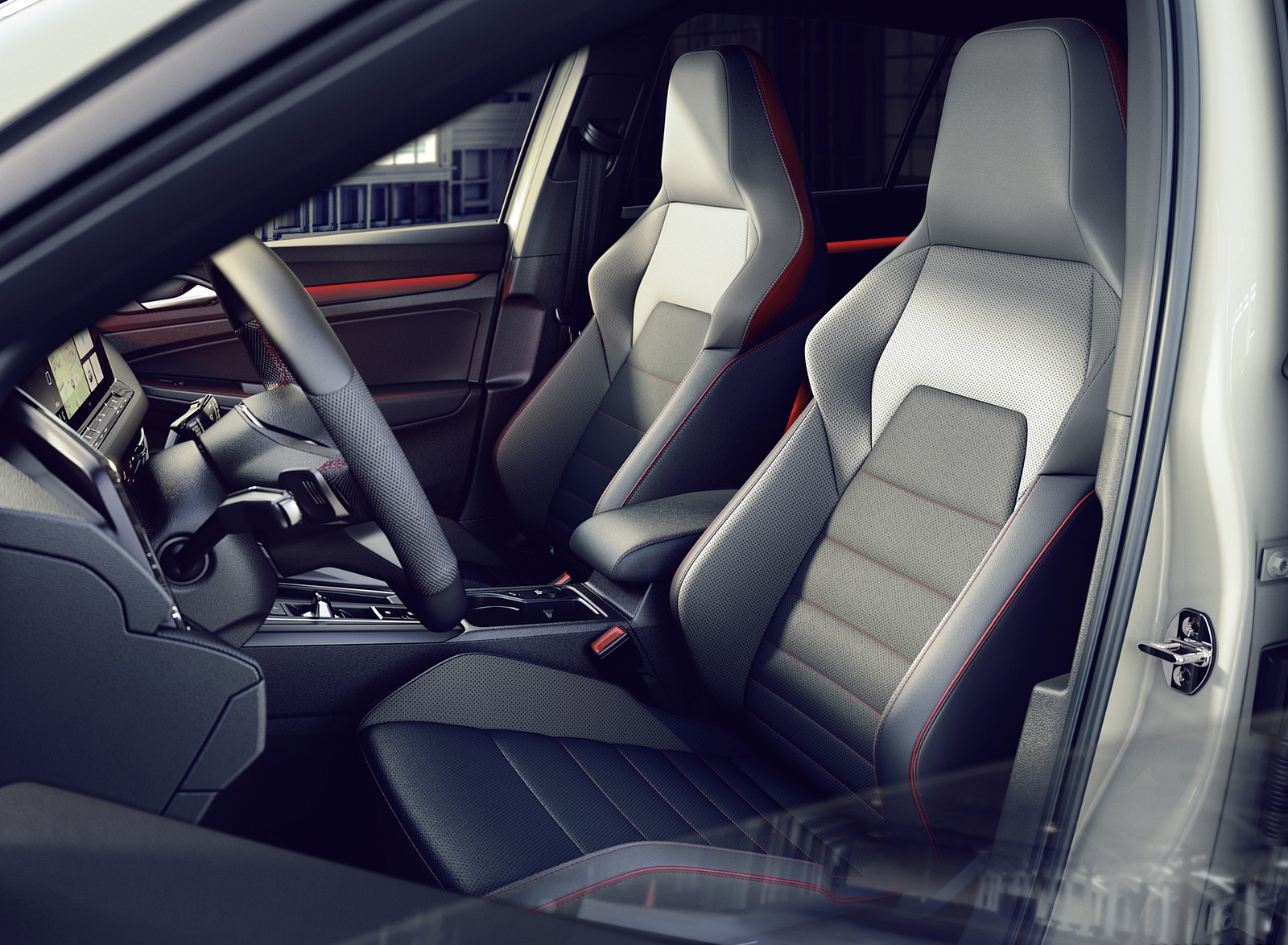 2021 Volkswagen Golf GTI Clubsport Interior Seats Wallpapers (8)
