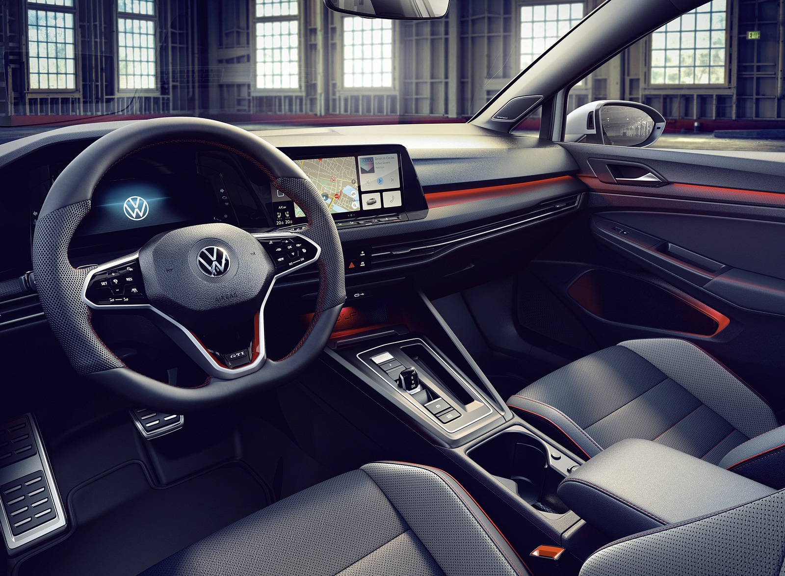 2021 Volkswagen Golf GTI Clubsport Interior Wallpapers (7)