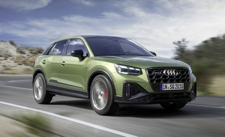 2021 Audi SQ2 (Color: Apple Green Metallic) Front Three-Quarter Wallpapers 450x275 (1)