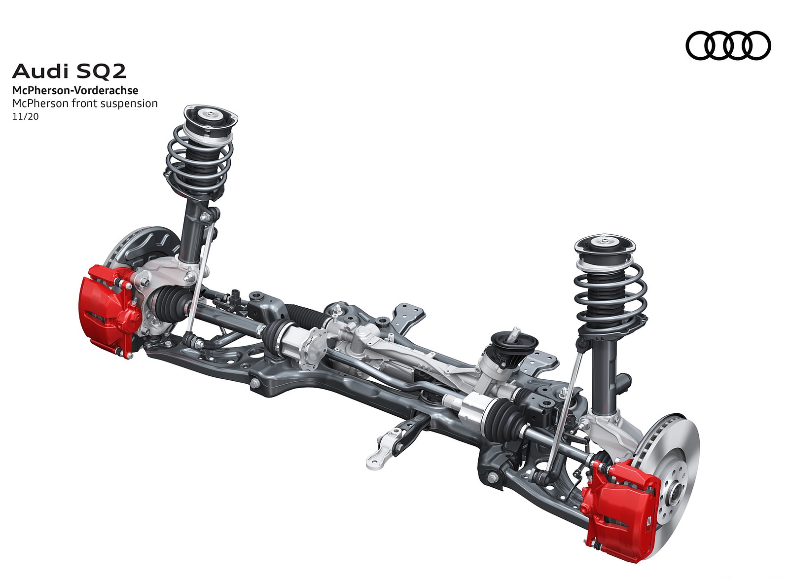 2021 Audi SQ2 McPherson front suspension Wallpapers #18 of 19