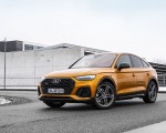 2021 Audi SQ5 Sportback TDI (Color: Dragon Orange) Front Three-Quarter Wallpapers 150x120