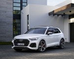 2021 Audi SQ5 TDI (Color: Glacier White) Front Three-Quarter Wallpapers 150x120