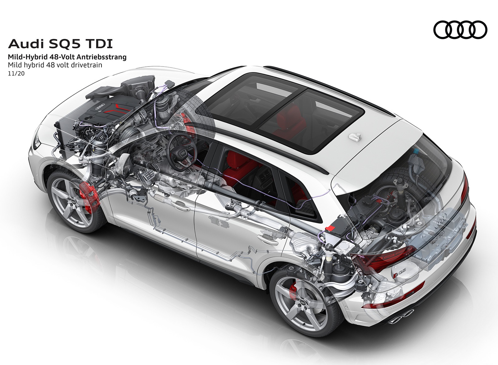 2021 Audi SQ5 TDI Mild hybrid 48 volt drivetrain Wallpapers  #15 of 102