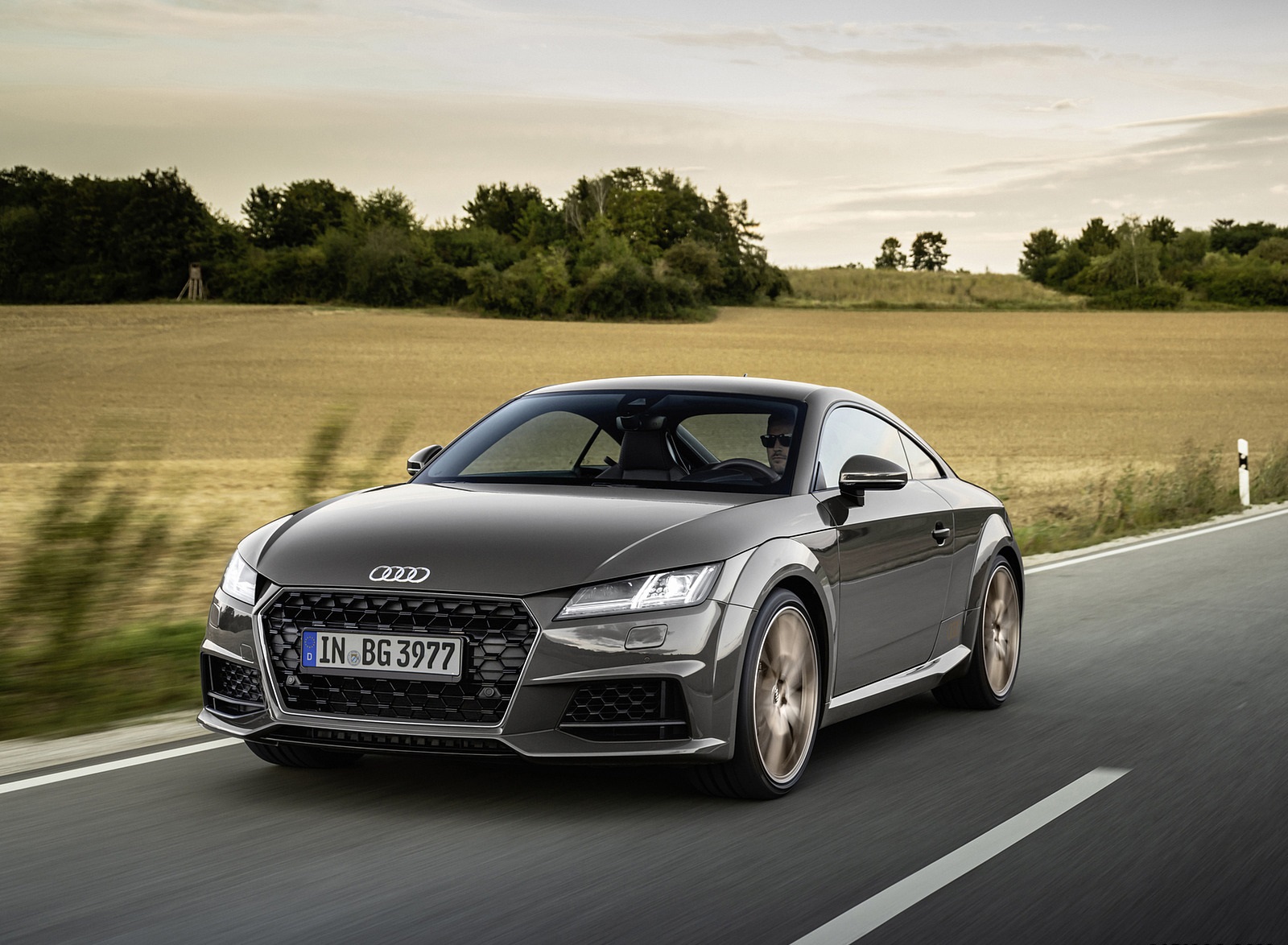 2021 Audi TT Coupe Bronze Selection (Color: Chronos Grey) Front Three-Quarter Wallpapers  (2)