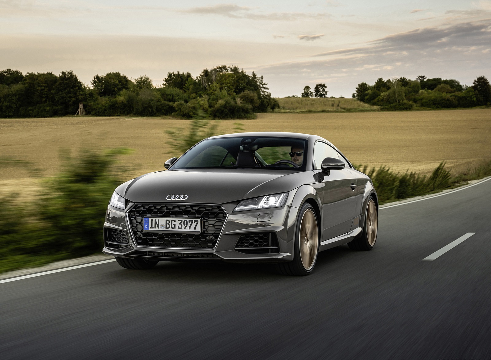 2021 Audi TT Coupe Bronze Selection (Color: Chronos Grey) Front Three-Quarter Wallpapers  (3)