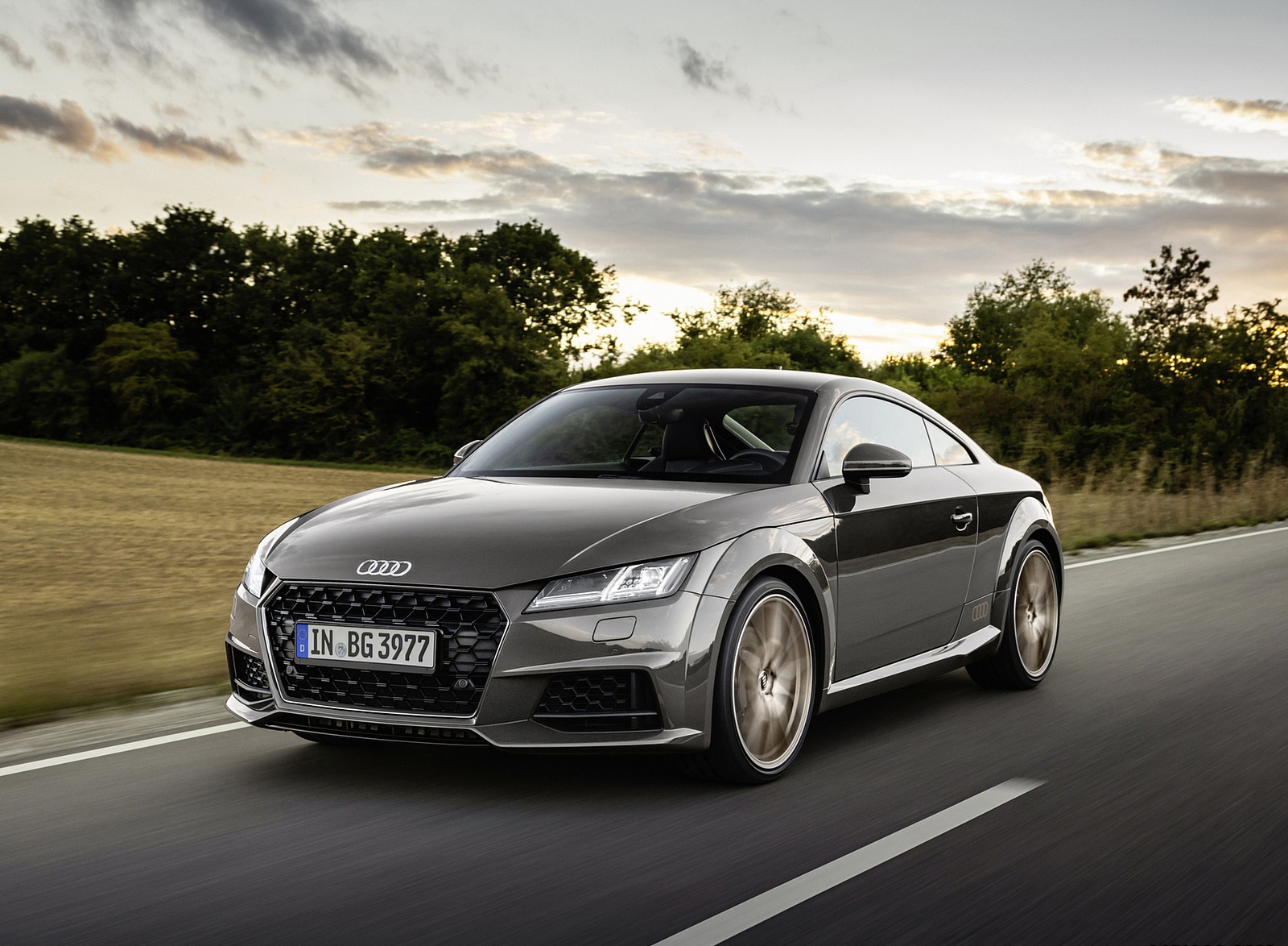 2021 Audi TT Coupe Bronze Selection (Color: Chronos Grey) Front Three-Quarter Wallpapers  (4)