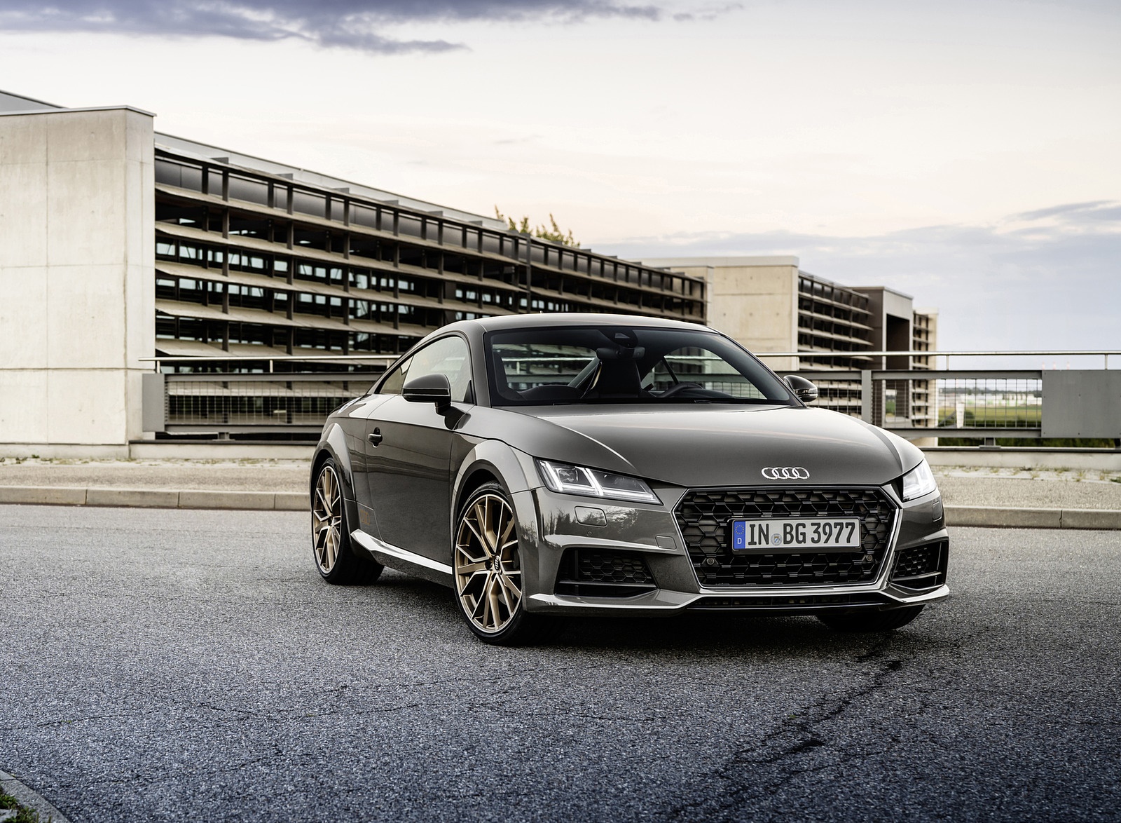 2021 Audi TT Coupe Bronze Selection (Color: Chronos Grey) Front Three-Quarter Wallpapers #12 of 13