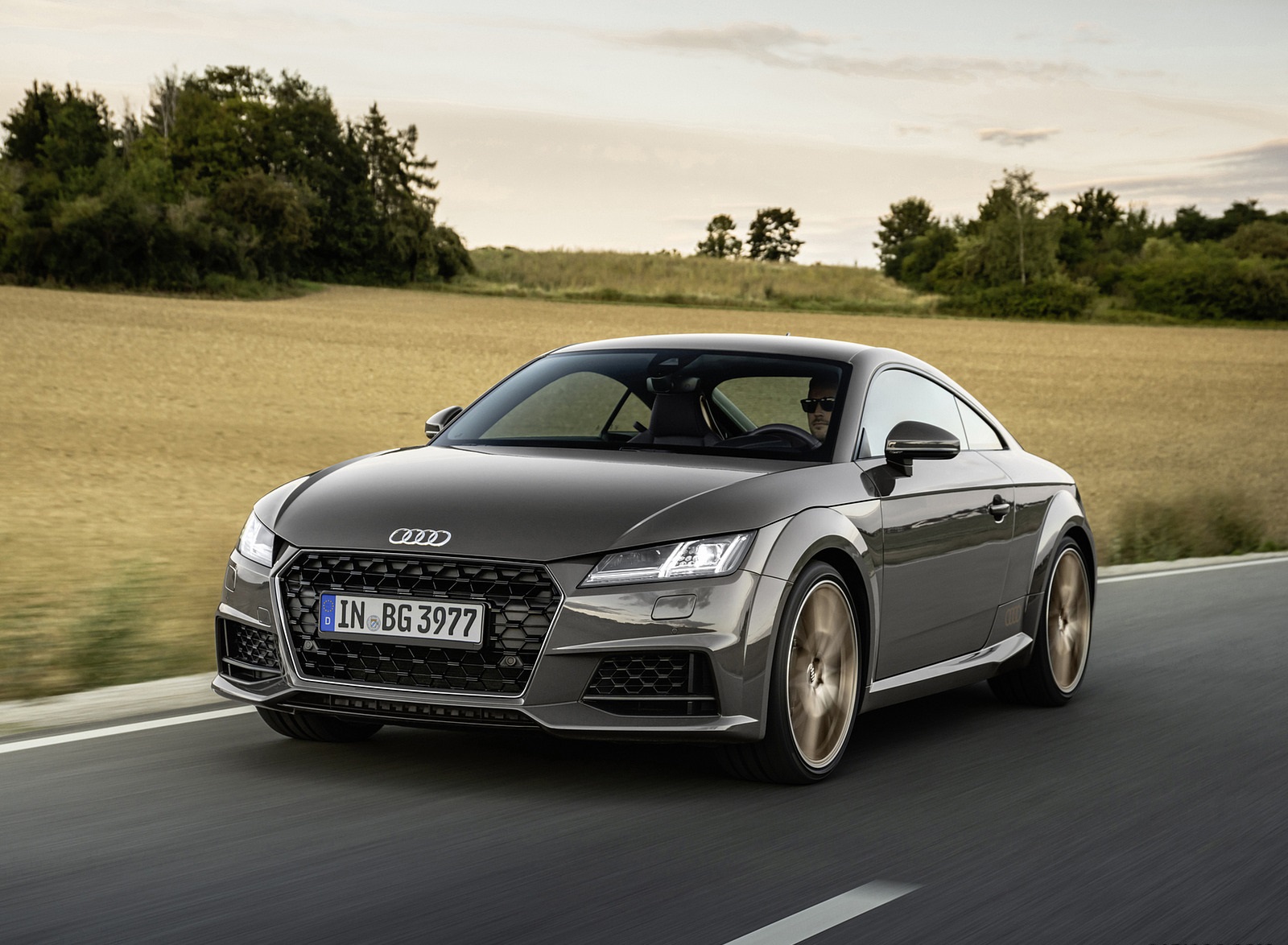2021 Audi TT Coupe Bronze Selection (Color: Chronos Grey) Front Three-Quarter Wallpapers (5)