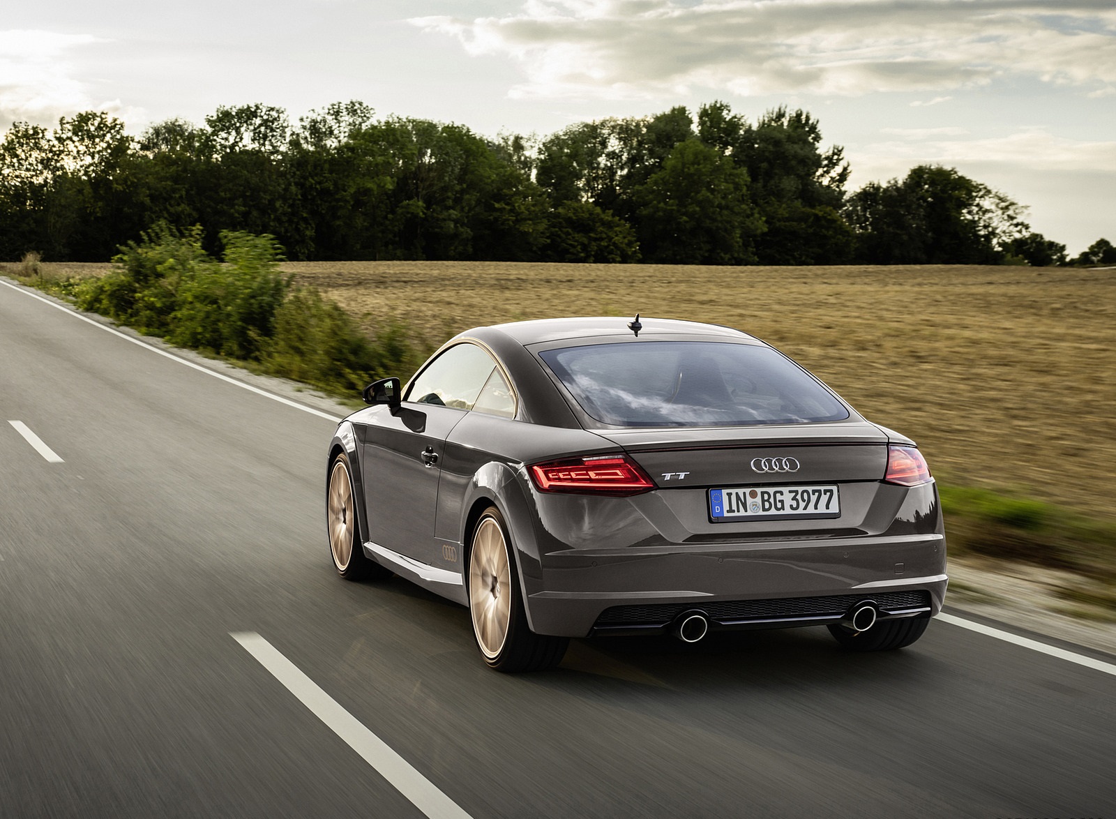 2021 Audi TT Coupe Bronze Selection (Color: Chronos Grey) Rear Three-Quarter Wallpapers  (6)