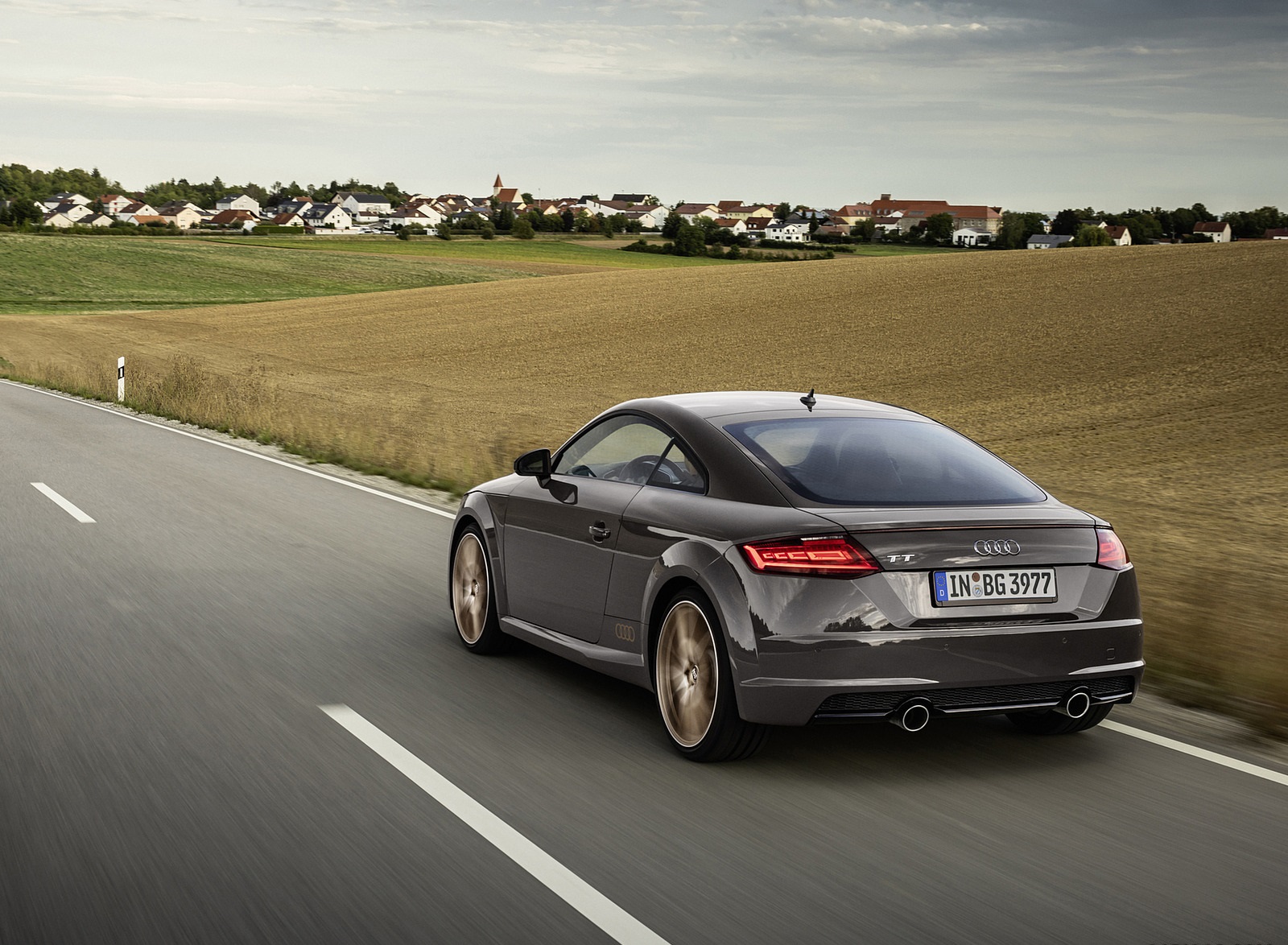 2021 Audi TT Coupe Bronze Selection (Color: Chronos Grey) Rear Three-Quarter Wallpapers  #7 of 13