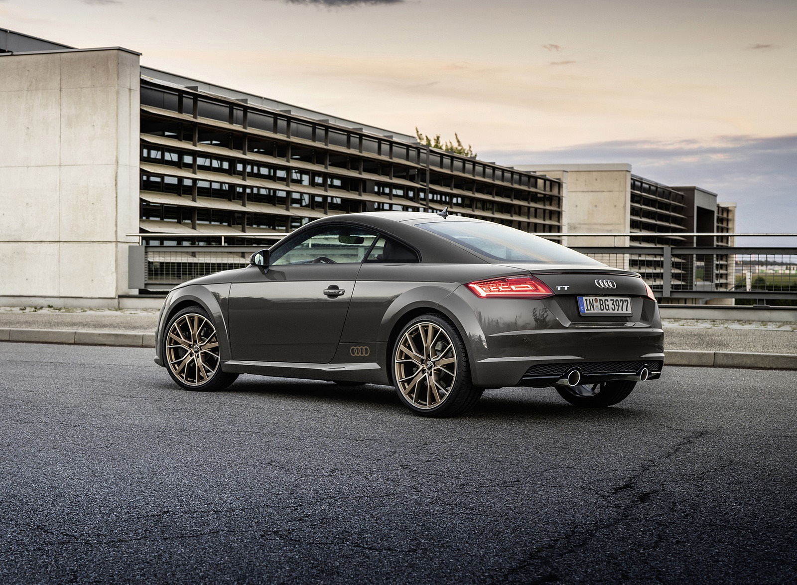 2021 Audi TT Coupe Bronze Selection (Color: Chronos Grey) Rear Three-Quarter Wallpapers #13 of 13
