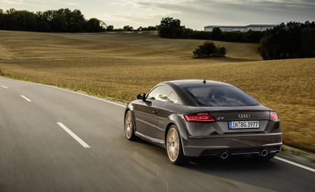 2021 Audi TT Coupe Bronze Selection (Color: Chronos Grey) Rear Three-Quarter Wallpapers 450x275 (8)