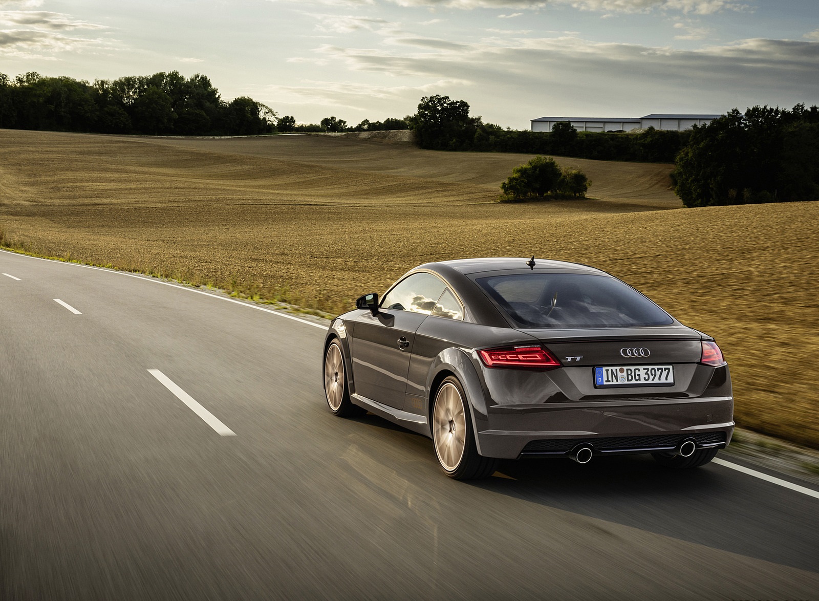 2021 Audi TT Coupe Bronze Selection (Color: Chronos Grey) Rear Three-Quarter Wallpapers (8)