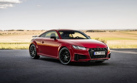 2021 Audi TTS Coupe Competition Plus (Color: Tango Red) Front Three-Quarter Wallpapers 450x275 (5)
