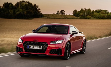 2021 Audi TTS Coupe Competition Plus (Color: Tango Red) Front Three-Quarter Wallpapers 450x275 (1)