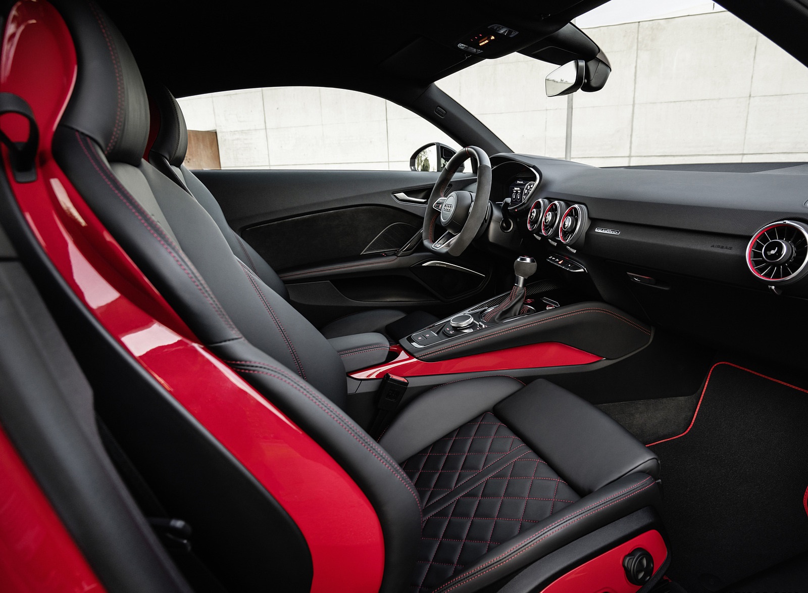 2021 Audi TTS Coupe Competition Plus (Color: Tango Red) Interior Seats Wallpapers #16 of 16