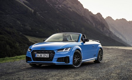 2021 Audi TTS Roadster Competition Plus (Color: Turbo Blue) Front Three-Quarter Wallpapers  450x275 (8)