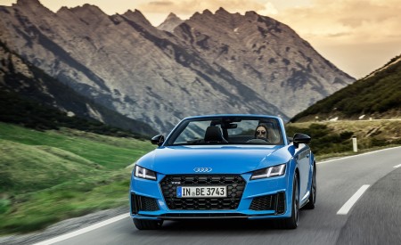 2021 Audi TTS Roadster Competition Plus (Color: Turbo Blue) Front Wallpapers 450x275 (2)
