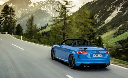2021 Audi TTS Roadster Competition Plus (Color: Turbo Blue) Rear Three-Quarter Wallpapers 450x275 (5)
