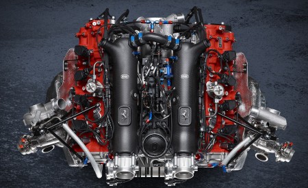 2021 Ferrari 488 GT Modificata Engine Wallpapers 450x275 (5)