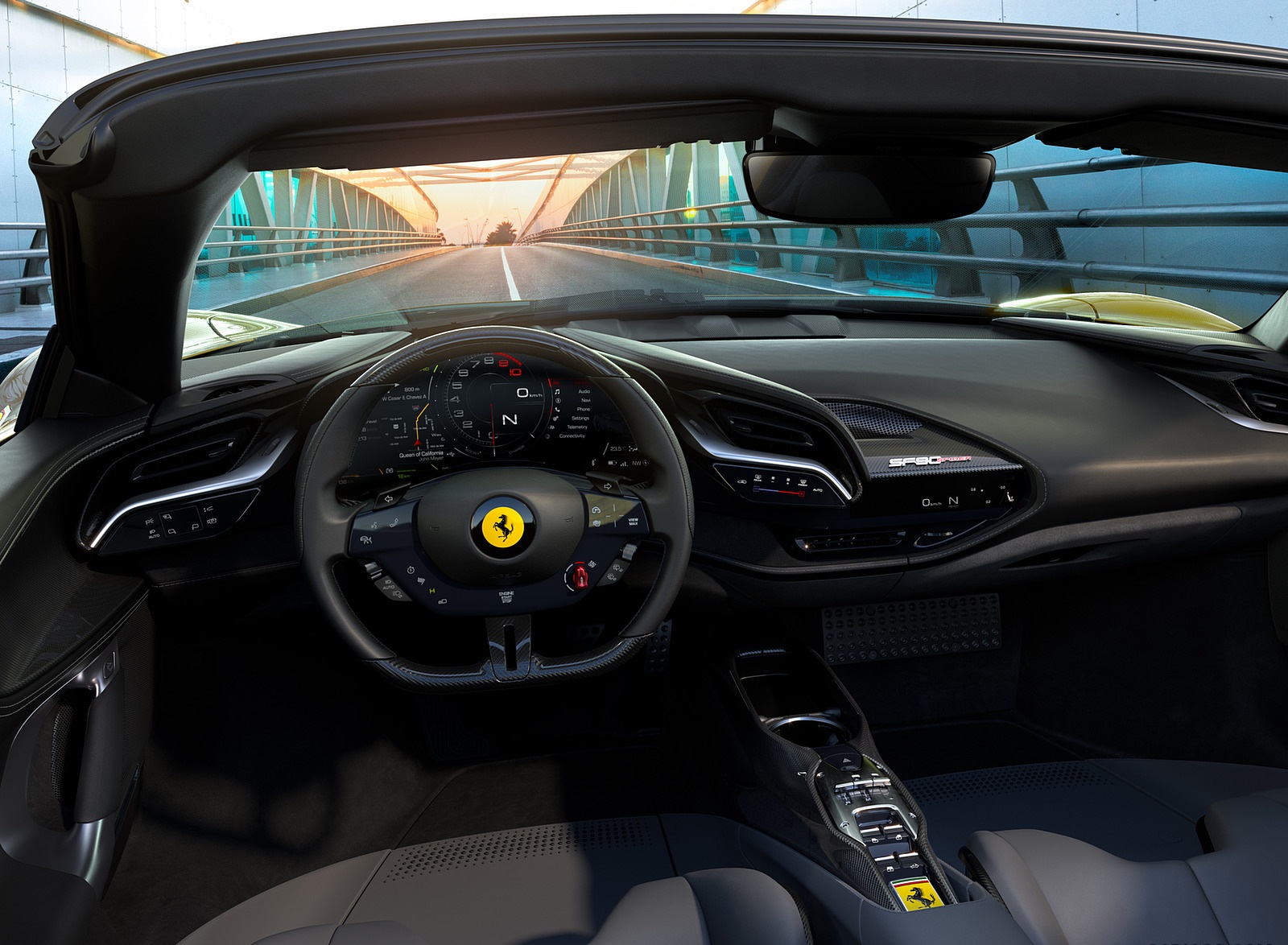 2021 Ferrari SF90 Spider Interior Wallpapers (9)